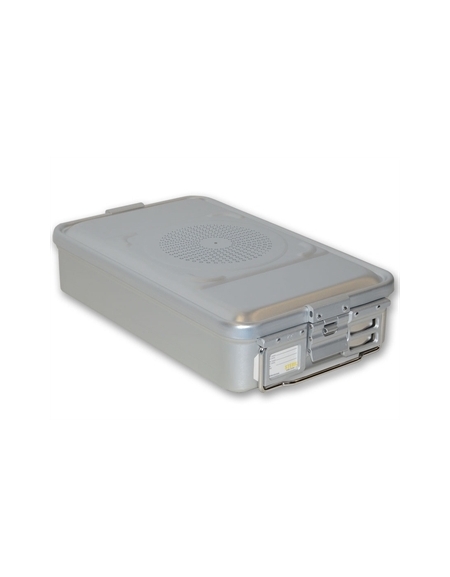 CONTENITORE RETTANGOLARE PER STERILIZZAZIONE CON FILTRO cm 46,5x28X10H