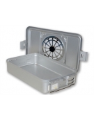 CONTENITORE RETTANGOLARE PER STERILIZZAZIONE CON FILTRO cm 46,5x28X10H