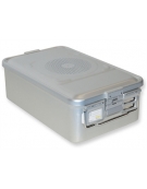 CONTENITORE RETTANGOLARE PER STERILIZZAZIONE CON FILTRO cm 46,5x28X15H