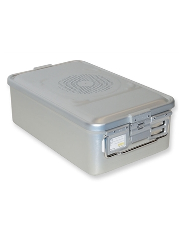 CONTENITORE RETTANGOLARE PER STERILIZZAZIONE CON FILTRO cm 46,5x28X15H