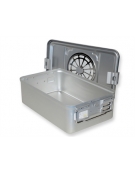 CONTENITORE RETTANGOLARE PER STERILIZZAZIONE CON FILTRO cm 46,5x28X15H