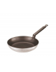 Padella in alluminio antiaderente, manicatura tubolare in ferro -  Ø cm 28 -  h cm 5