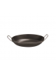 Padella per paella antiaderente in ferro - 2 maniglie - Diametro cm 34 - Altezza cm 5