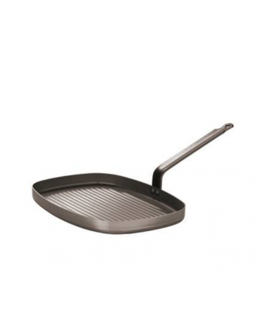 Padella ovale antiaderente in ferro - cm  36x26