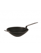 Wok antiaderente in ferro - Diametro cm 32 - Altezza cm 10
