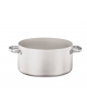 Casseruola bassa in alluminio pesante, 2 maniglie tubolari in acciaio inossidabile 18/10 -  Ø cm 36 -  h cm 17 - Litri 17
