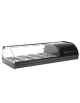 Vetrina refrigerata fredda da banco per sushi e tapas - Con 4 Bacinelle GN 1/3 incluse -  cm 108,5x39,5x24,5h