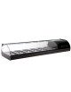 Vetrina refrigerata da banco cm. 143,8x39,5x24,5h  -statica - 1 piano