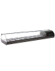 Vetrina refrigerata da banco cm. 178,8x39,5x24,5h - statica - 1 piano