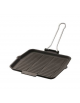 Bistecchiera rettangolare in ghisa,  - cm 21x36 -  2-4 pozioni di 2,36 Kg.