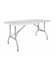 Tavolo rettangolare pieghevole in polietilene per catering - cm 153x76x74h