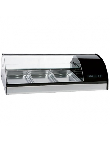 Vetrina refrigerata fredda da banco cm. 132x60x47h