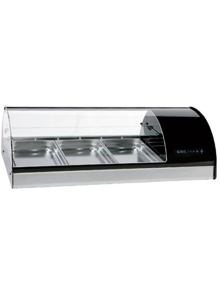 Vetrina refrigerata fredda da banco cm. 132x60x47h