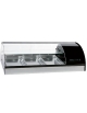 Vetrina refrigerata fredda da banco cm. 132x60x47h - statica - 2 piani