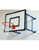Impianto minibasket a parete sbalzo cm.185