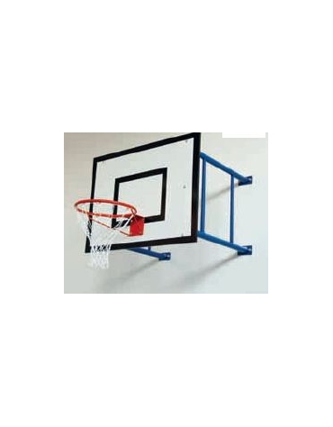 Impianto minibasket a parete sbalzo cm.185