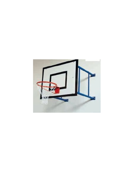 Impianto minibasket a parete sbalzo cm.185