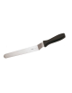 Spatola cuoco con scalino in acciaio inox e manico in polipropilene - cm 25x3,7