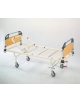 Letto degenza 2 snodi Alzaschiena con manovella -  4 PIEDINI