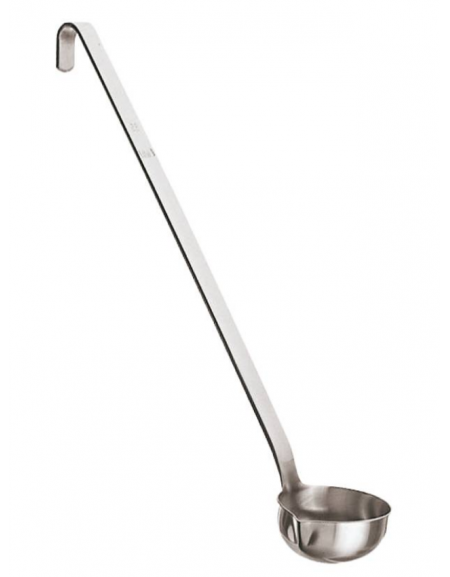 Mestolo Arcobaleno Opaco In Acciaio Inox 18/10 - 34 Cm - Utensile Da Cucina Ergonomico Con Manico Lungo E Foro Per Appendere, Lavabile In Lavastoviglie