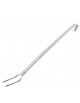 Forchettone 2 denti unipezzo in acciaio inox - manico cm 50