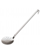 Schiumarola unipezzo in acciaio inox - diametro cm 16 - manico cm 41