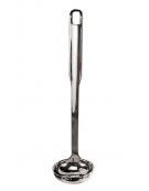 Mestolo unipezzo in acciaio inox - diametro cm 6 - manico cm 30 - litri 0,03