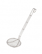 Schiumarola a filo in acciaio inox - diametro cm 16 - manico cm 40