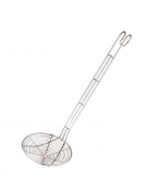 Schiumarola a filo in acciaio inox - diametro cm 18 - manico cm 40