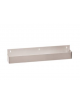 Rastrelliera bar in acciaio inox, da fissare alla parete- dimensioni 81x10,5x15,5h - 8 bottiglie