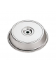 Copripiatto rotondo in acciaio inox - Diametro cm 26,5 - Altezza cm 4,3