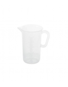 Caraffa graduata in polipropilene - Diametro cm 12,5 - altezza cm 14,5 - litri 1