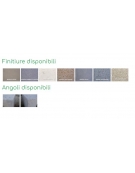 Ceneriera Quadrata in Cemento – Design Elegante con Inserto Zincato - Colore Bianco Travertino - cm 50x50x70h - Conforme ai CAM