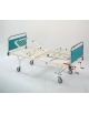 Letto degenza a 4 snodi - ALZASCHIENA E ALZAGAMBE CON MANOVELLE, ALZAPIEDI CON CREMAGLIERA - 4 ruote
