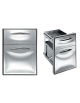 Cassettiera doppia disuguale 2/3 - FORO BANCO L 445 x H 604 MM - PROFONDITA' ESTERNA CASSETTO MM 431