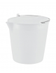 Secchio graduato con becco in polietilene - maniglia ergonomica, colore bianco - cm ø 31 - h cm 30,8 - litri15