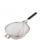 Colapasta rinforzato in acciaio inox diametro cm 23 - con manico in abs cm 27