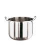 Bacinella per planetaria in acciaio inox - 2 maniglie - Diametro cm 30 - Altezza cm 25 - litri 16