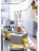 Pela/svuota ananas in acciaio inox - Kg. 18 - cm 45x39x72h