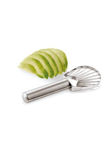 Pela/taglia avocado in acciaio inox - lunghezza cm 18,5