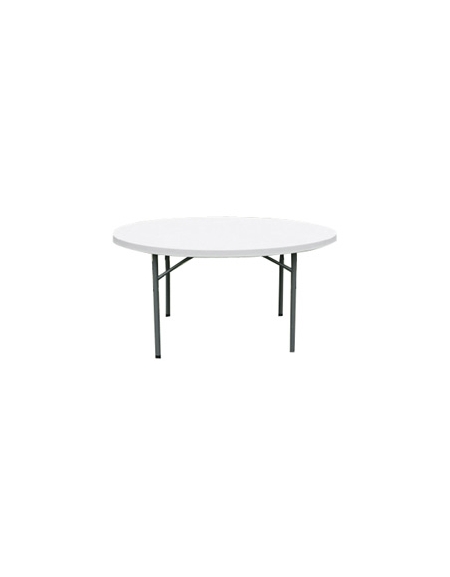 Tavolo catering rotondo pieghevole polietilene Diametro cm.120