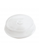 Copripiatto universale impilabile per microonde in polipropilene - diametro cm 27 - altezza cm 6,5