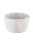 Soufflé cordonato in porcellana - cm Ø 23x8h