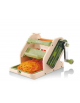 Taglia verdure giapponese in plastica con lama reversibile - larghezza del taglio cm 13 - cm 28x25x16,5