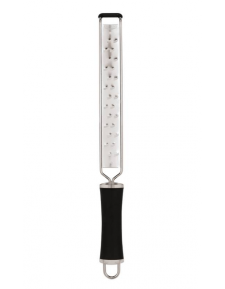 Grattugia 4 Lati In Acciaio Inox Con Manico Ergonomico, Multifunzione Per Verdure E Formaggio, Nera - 5