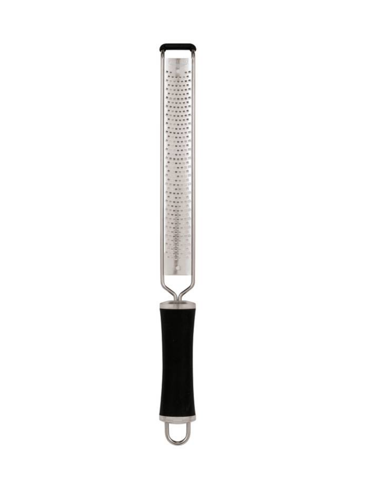 Grattugia inox con manico antiscivolo adatta per frutta secca