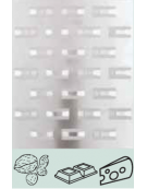 Grattugia inox con manico antiscivolo adatta per frutta secca, peperoncino e aglio, formaggi e cioccolato - cm 7,7x13,3 - l cm 3