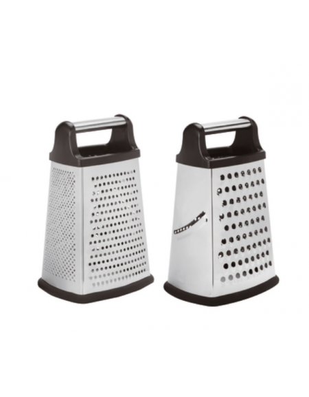 Grattugia 4 tagli in acciaio inox - cm 10x8x23h Grattugia 4 tagli in acciaio inox - cm 10x8x23h