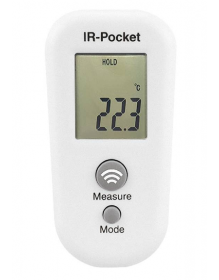 Termometro ad infrarossi,  scala 0,1°C, Range -32,9°C +249,9°C - cm 1,8x5x10L