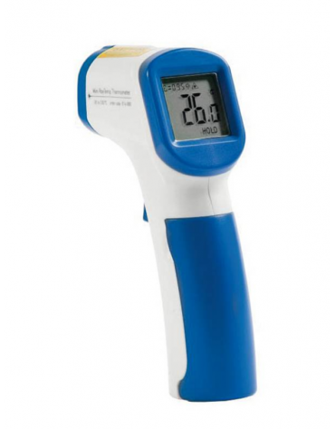Termometro ad infrarossi, scala 0,1/1°C, Range -55°C +220°C - cm 3,6x8,8x13,1
